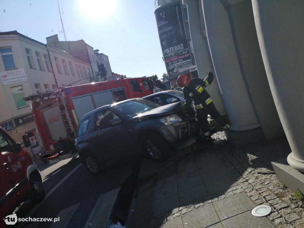 Wypadek w centrum Sochaczewa