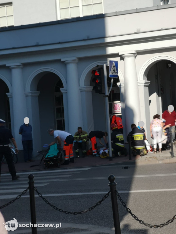 Wypadek w centrum Sochaczewa