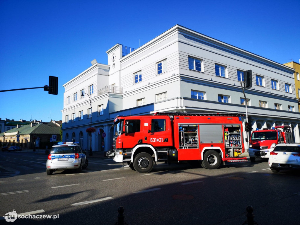 Wypadek w centrum Sochaczewa