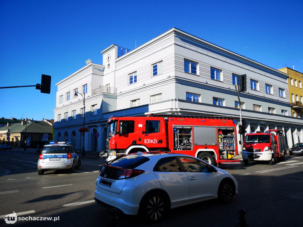 Wypadek w centrum Sochaczewa