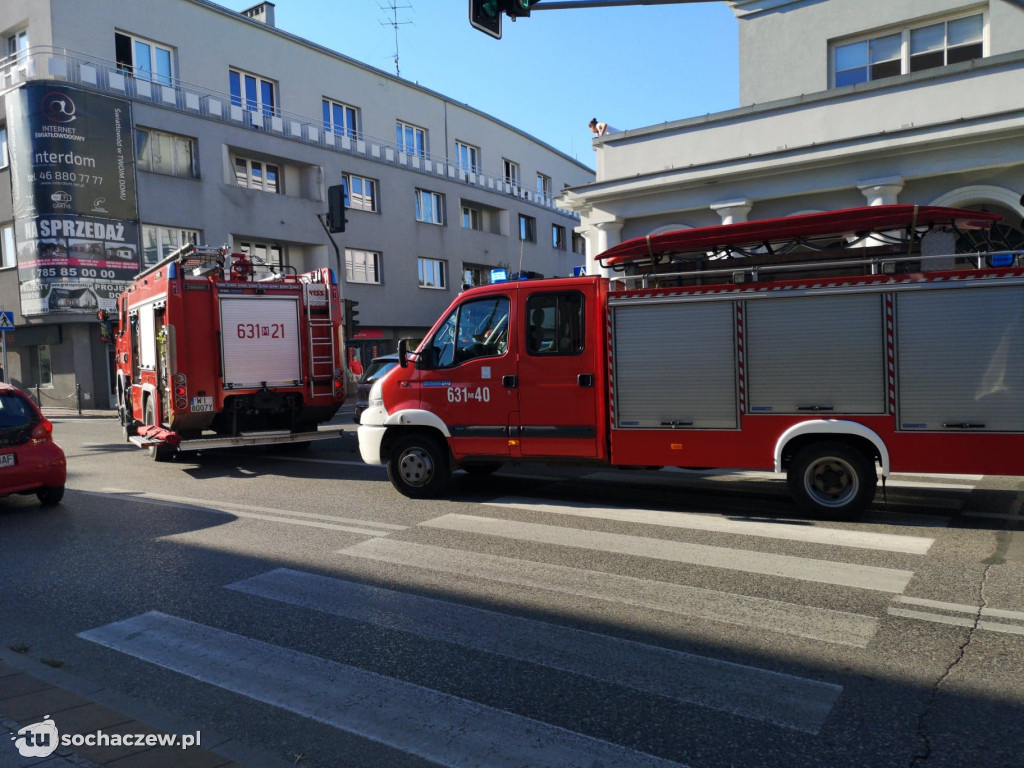 Wypadek w centrum Sochaczewa