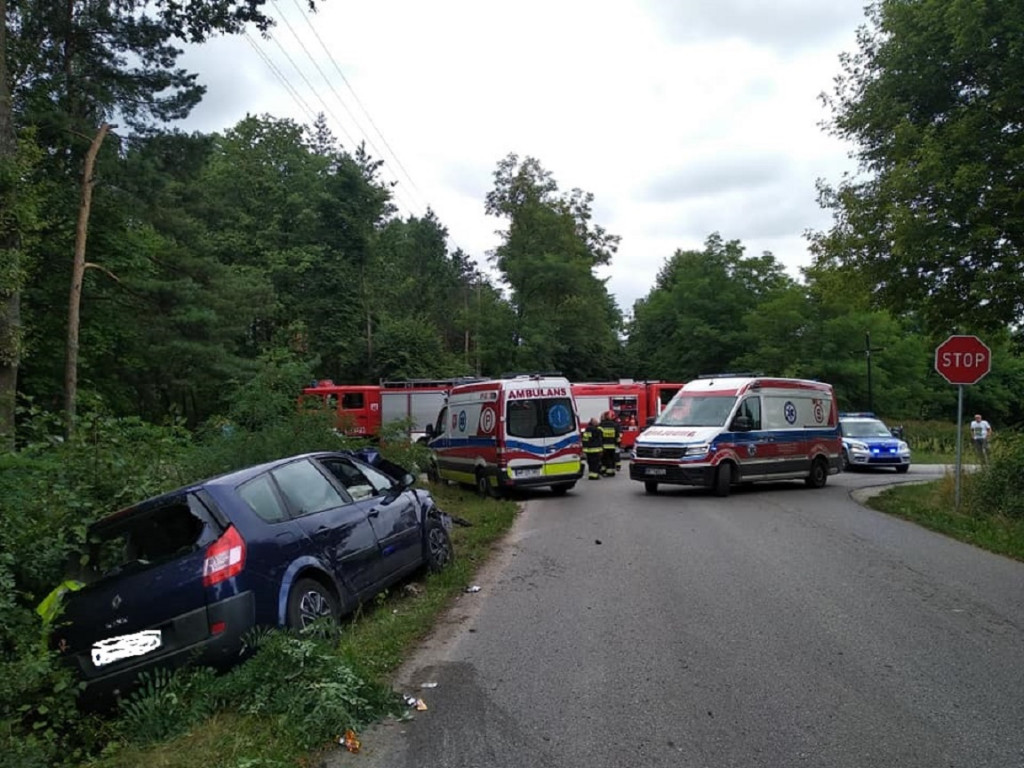 Wypadek w Wólce Smolanej. Poszkodowane dzieci