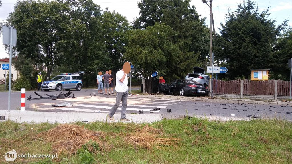 Wypadek w Zosinie