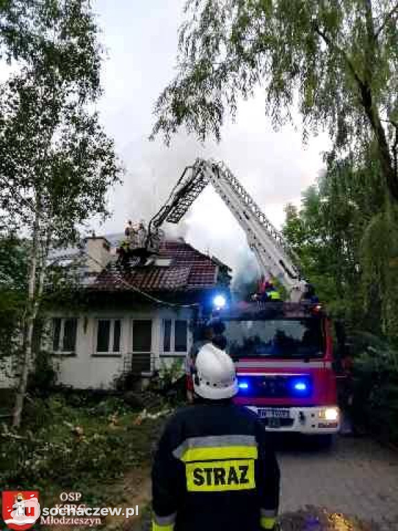 Pożar DPS pod Płockiem