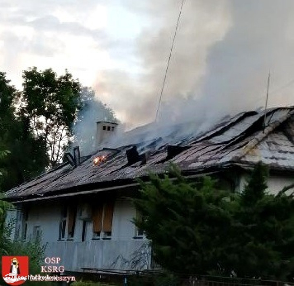Pożar DPS pod Płockiem