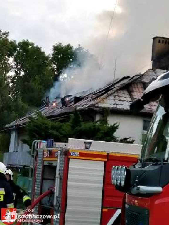 Pożar DPS pod Płockiem