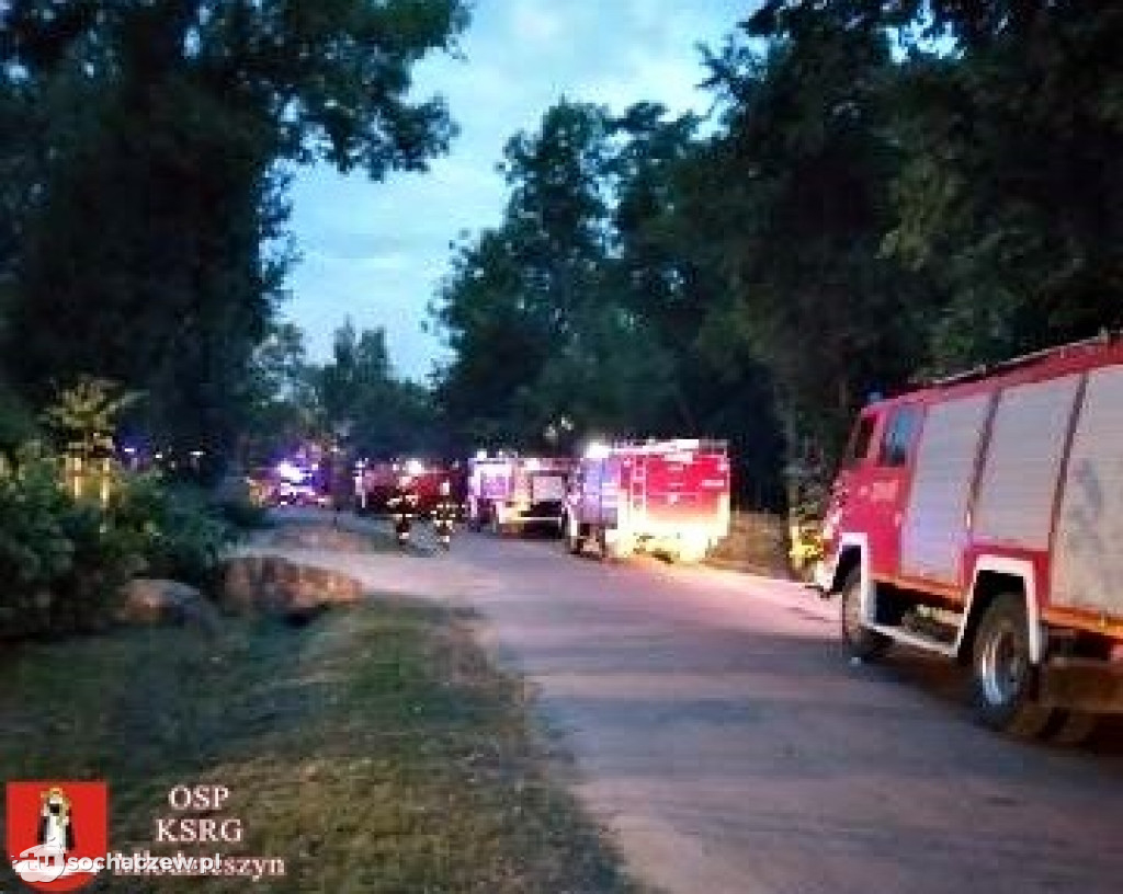 Pożar DPS pod Płockiem