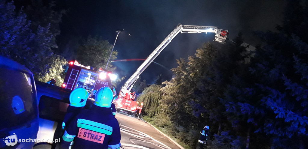Pożar DPS pod Płockiem