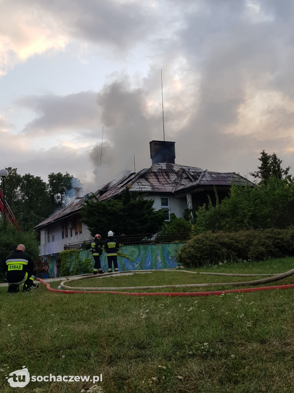 Pożar DPS pod Płockiem