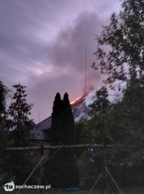 Pożar DPS pod Płockiem