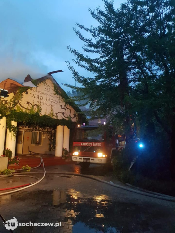 Pożar DPS pod Płockiem