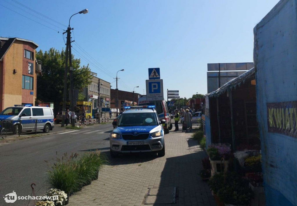 Potrącenie na pasach na Pokoju