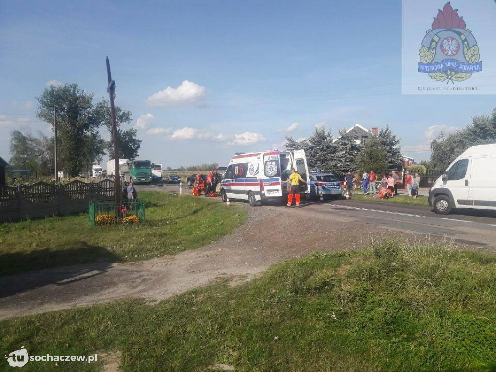 Poważny wypadek na 705
