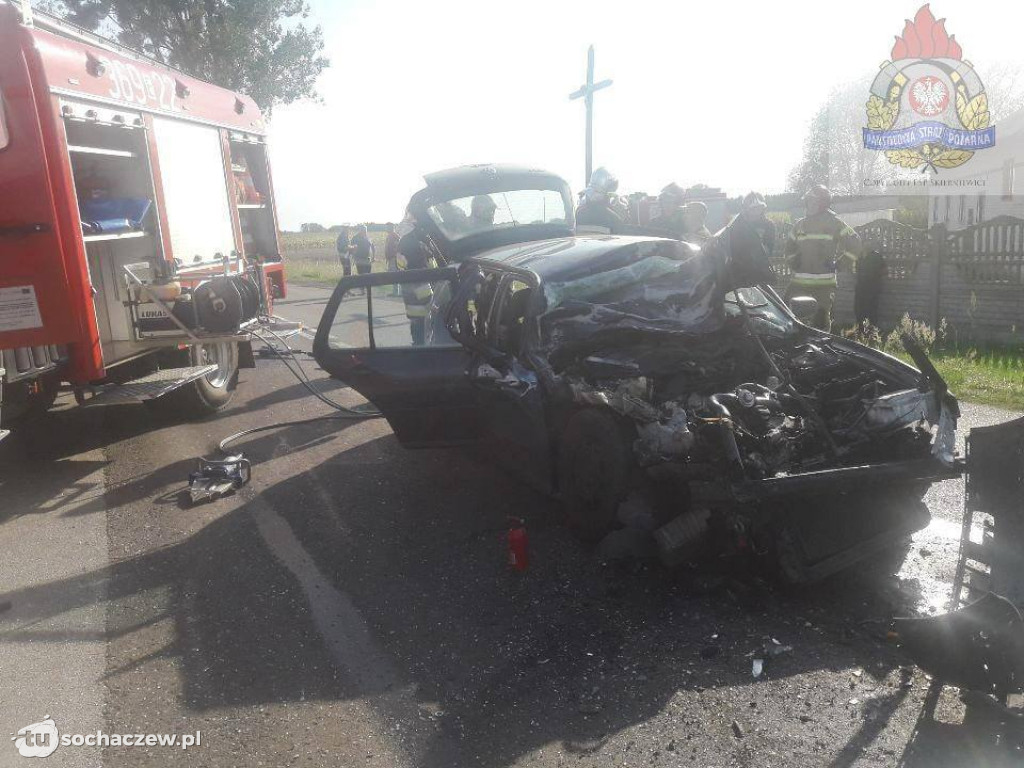 Poważny wypadek na 705