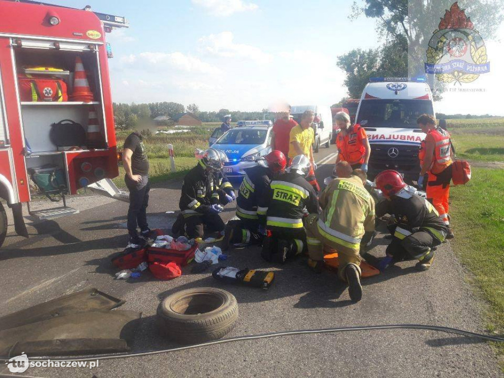 Poważny wypadek na 705
