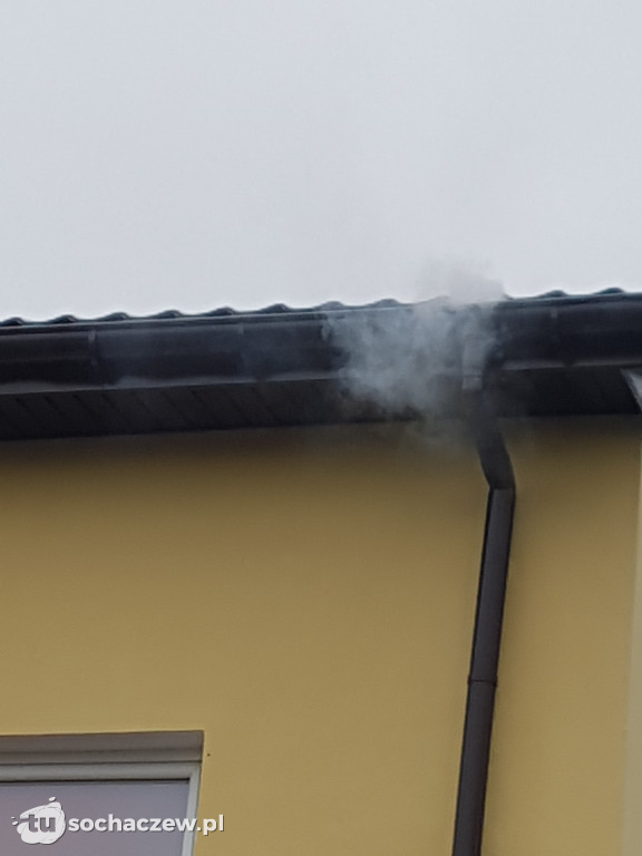 Zadymianie sanitarki w Sochaczewie