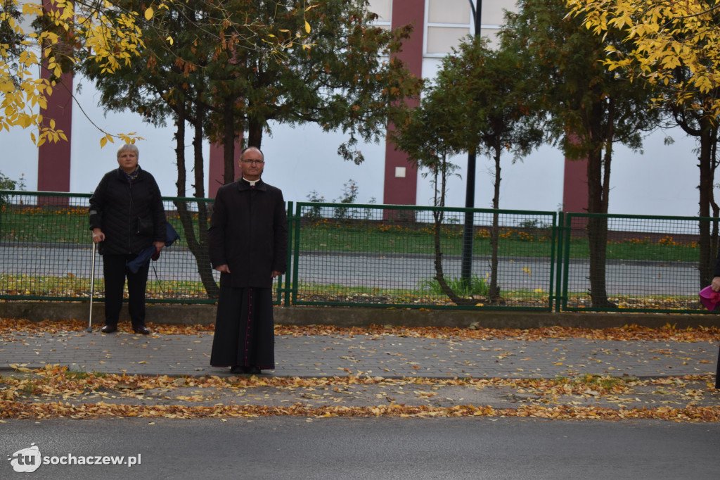 22 nazwiska na tablicy komendy policji w Sochaczewie