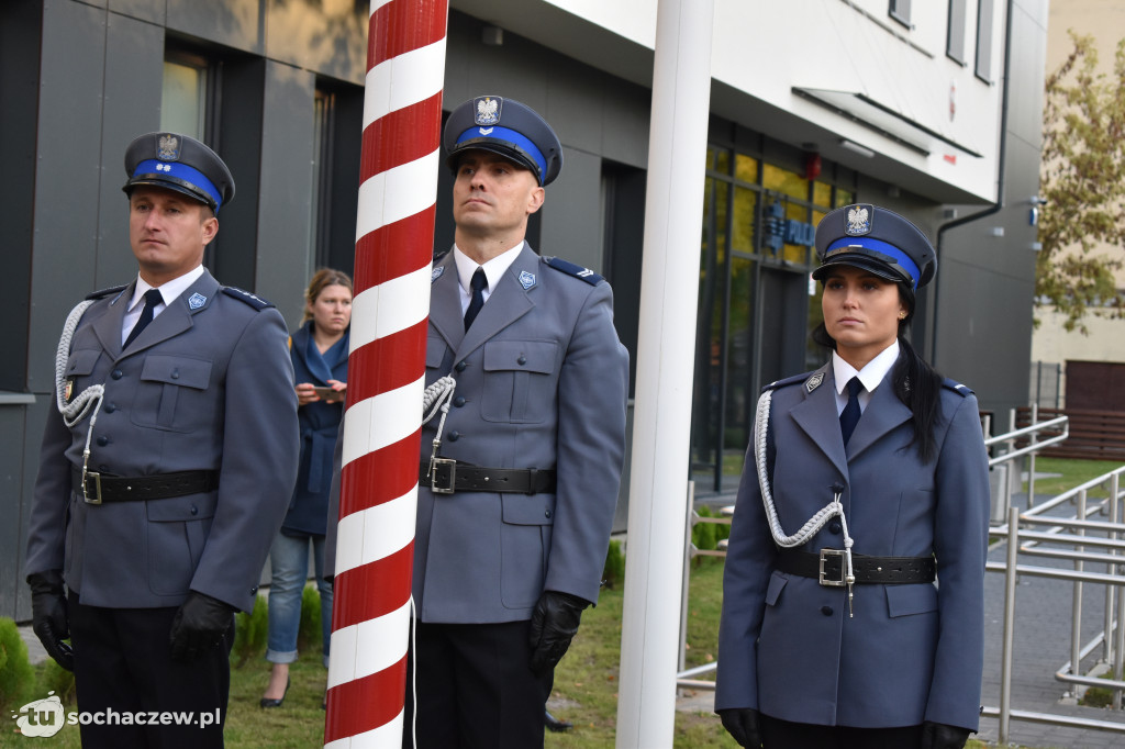 22 nazwiska na tablicy komendy policji w Sochaczewie