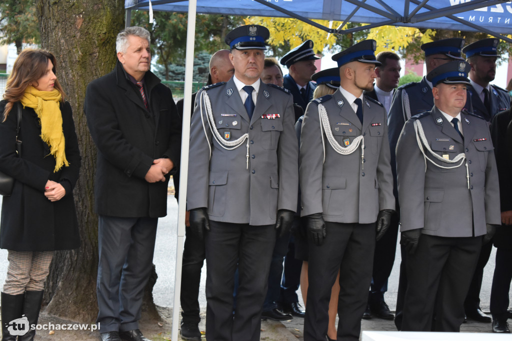 22 nazwiska na tablicy komendy policji w Sochaczewie