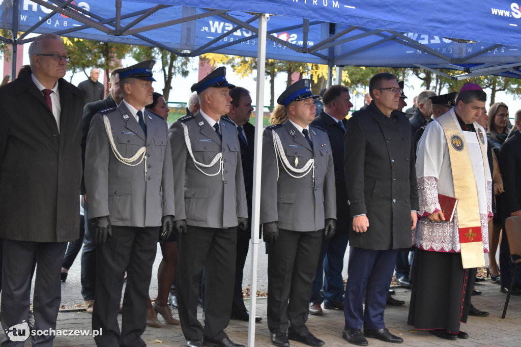 22 nazwiska na tablicy komendy policji w Sochaczewie