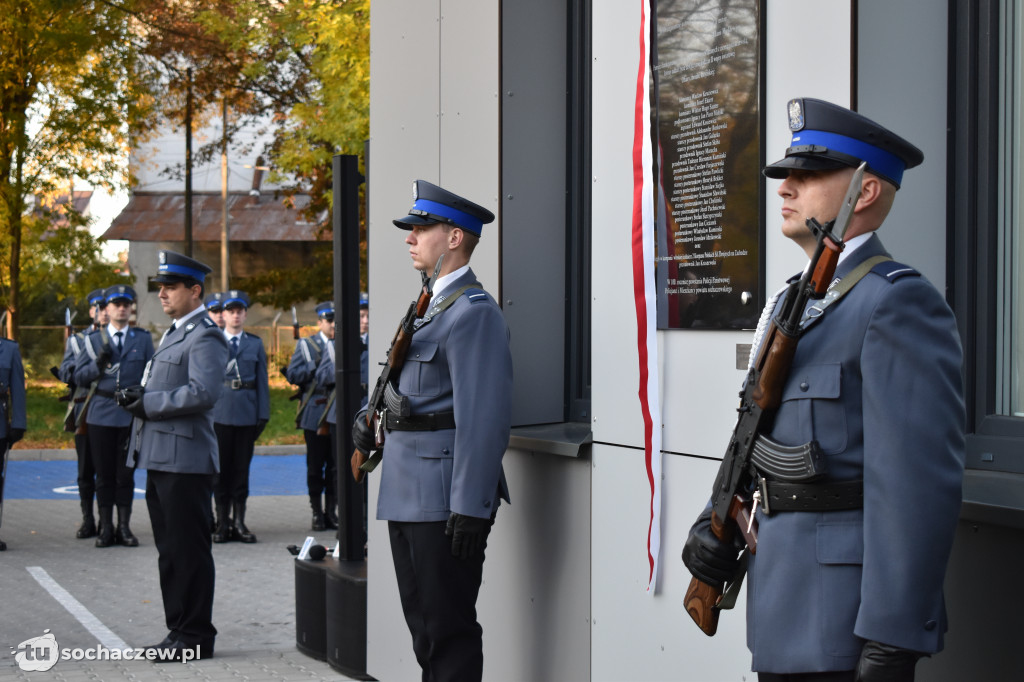 22 nazwiska na tablicy komendy policji w Sochaczewie