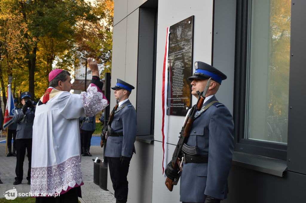 22 nazwiska na tablicy komendy policji w Sochaczewie