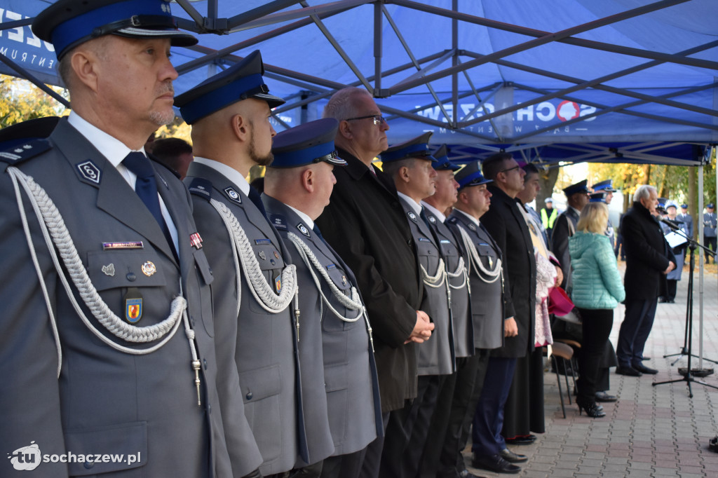 22 nazwiska na tablicy komendy policji w Sochaczewie