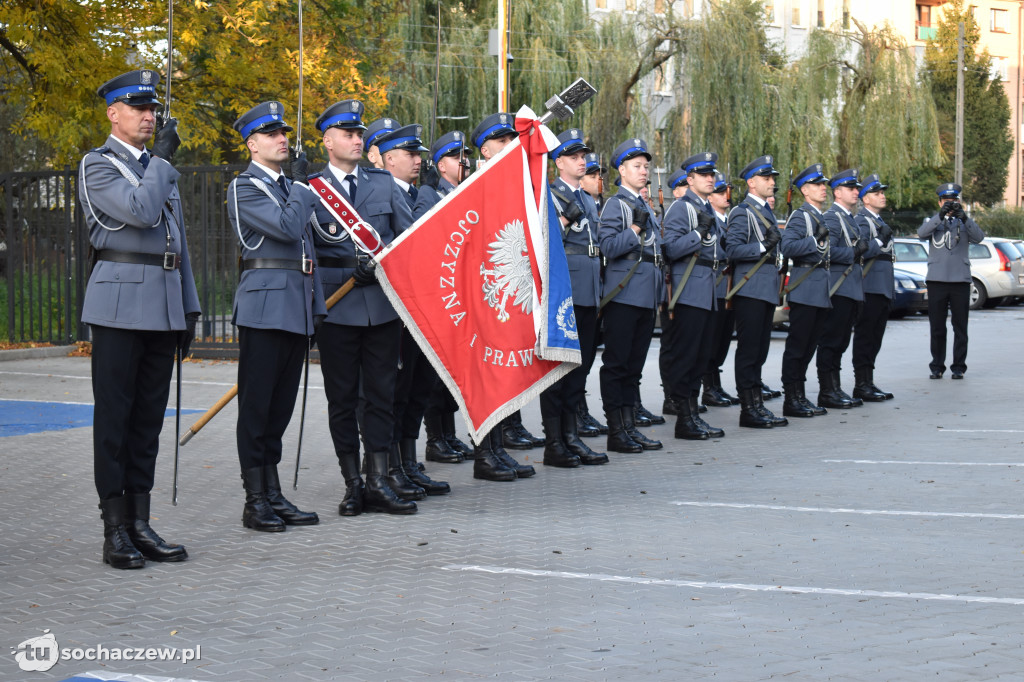 22 nazwiska na tablicy komendy policji w Sochaczewie