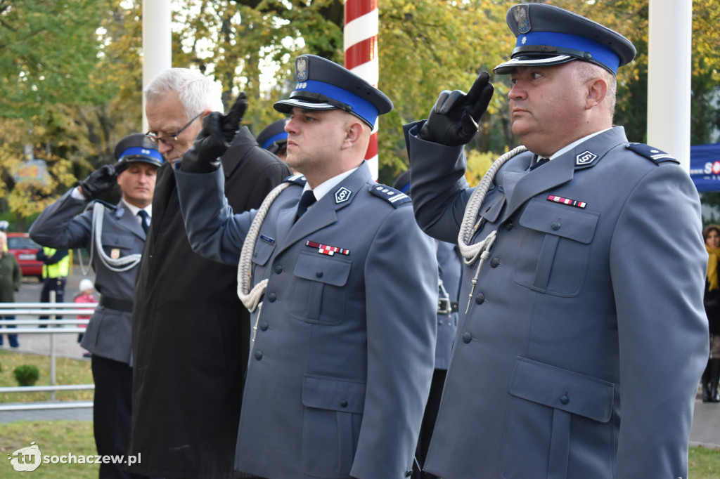 22 nazwiska na tablicy komendy policji w Sochaczewie