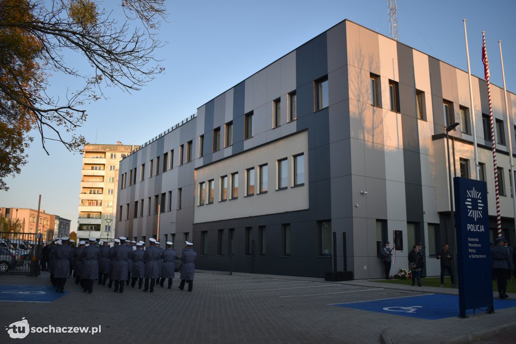 22 nazwiska na tablicy komendy policji w Sochaczewie