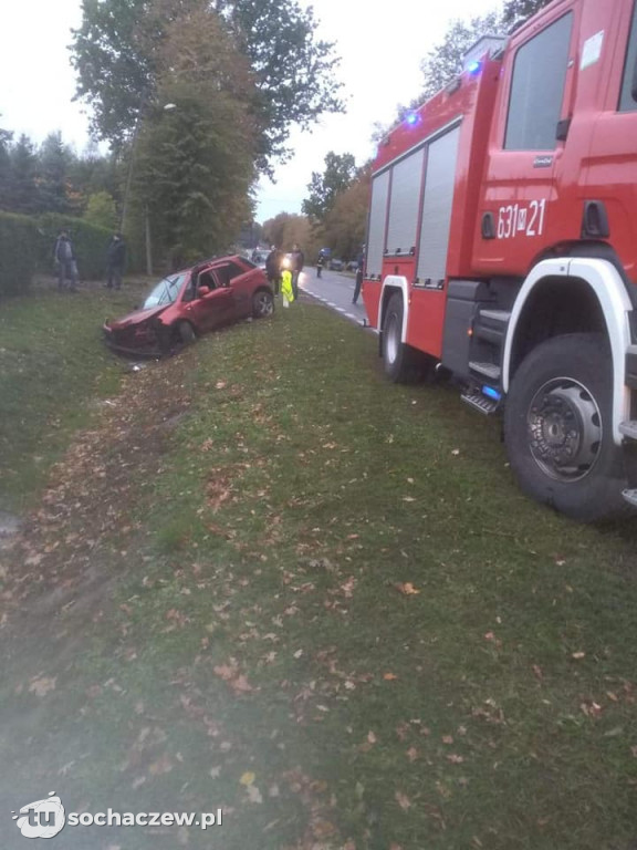 Wypadek w Strzyżewie. Jedna osoba poszkodowana