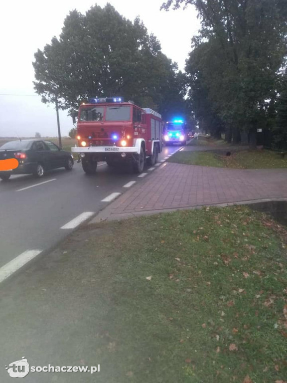 Wypadek w Strzyżewie. Jedna osoba poszkodowana