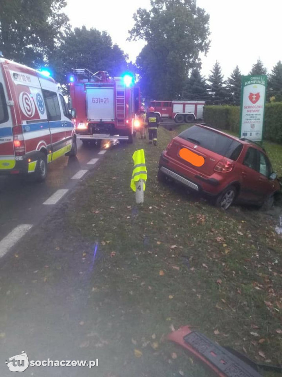 Wypadek w Strzyżewie. Jedna osoba poszkodowana