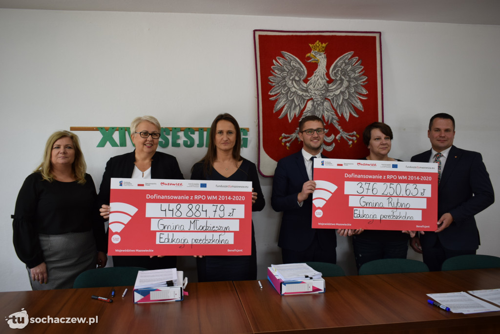 Pieniądze dla przedszkoli w Rybnie i Młodzieszynie