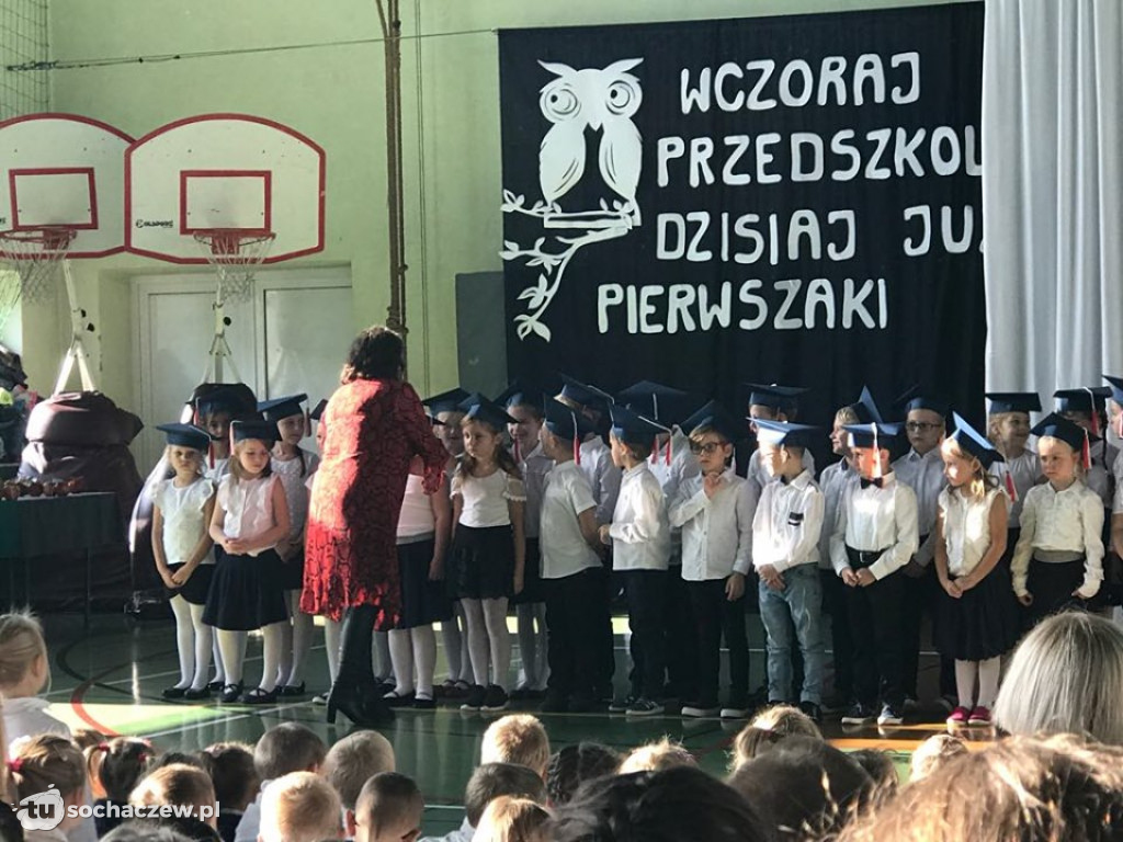 Pasowanie na pierwszoklasistów w Rybnie