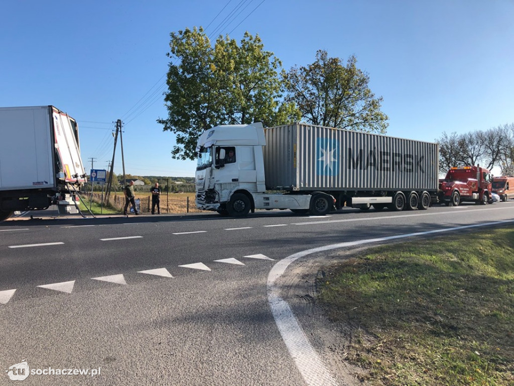 Wypadek na DK 92 w Kozłowie Szlacheckim