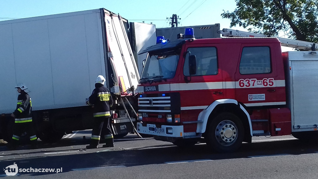 Wypadek na DK 92 w Kozłowie Szlacheckim