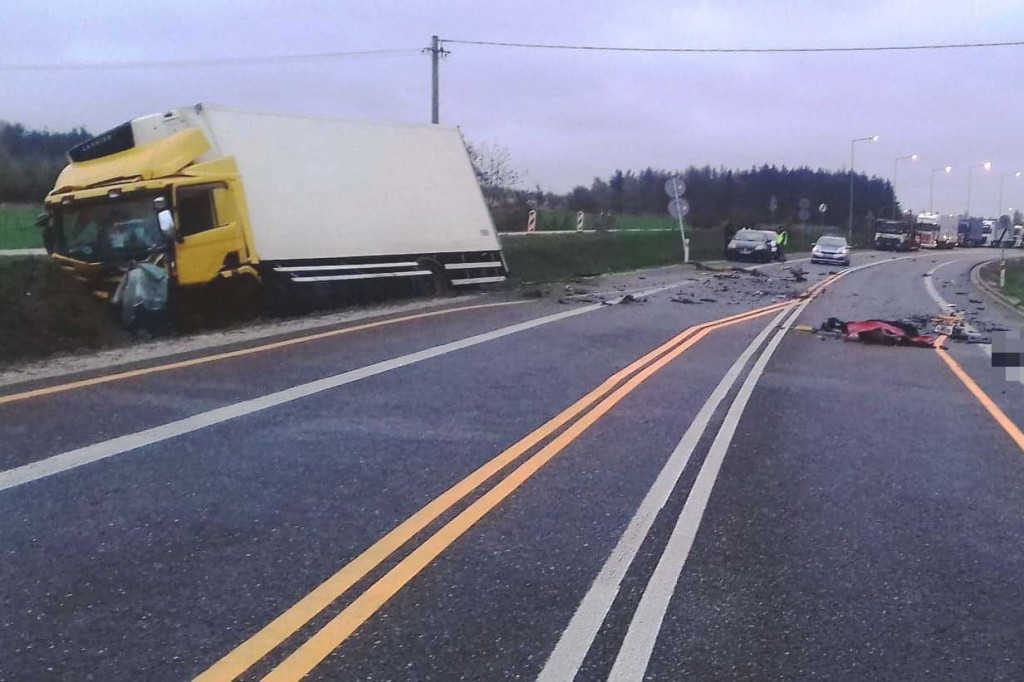 Śmiertelny wypadek na DK 50