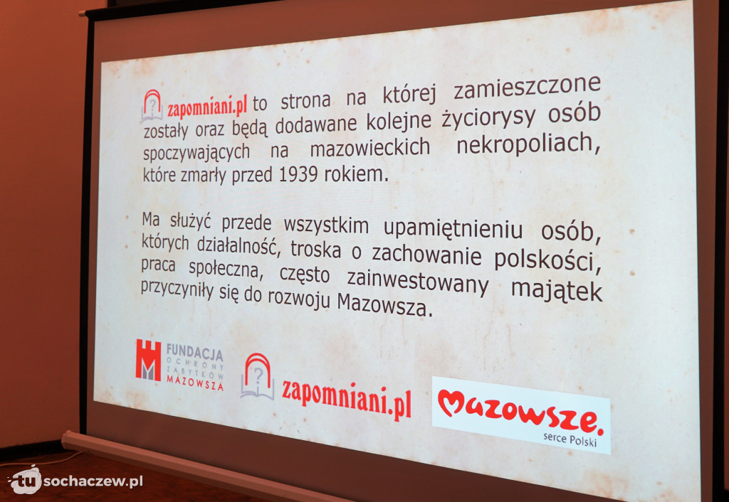 Zapomniani.pl Nowy projekt w Sochaczewie