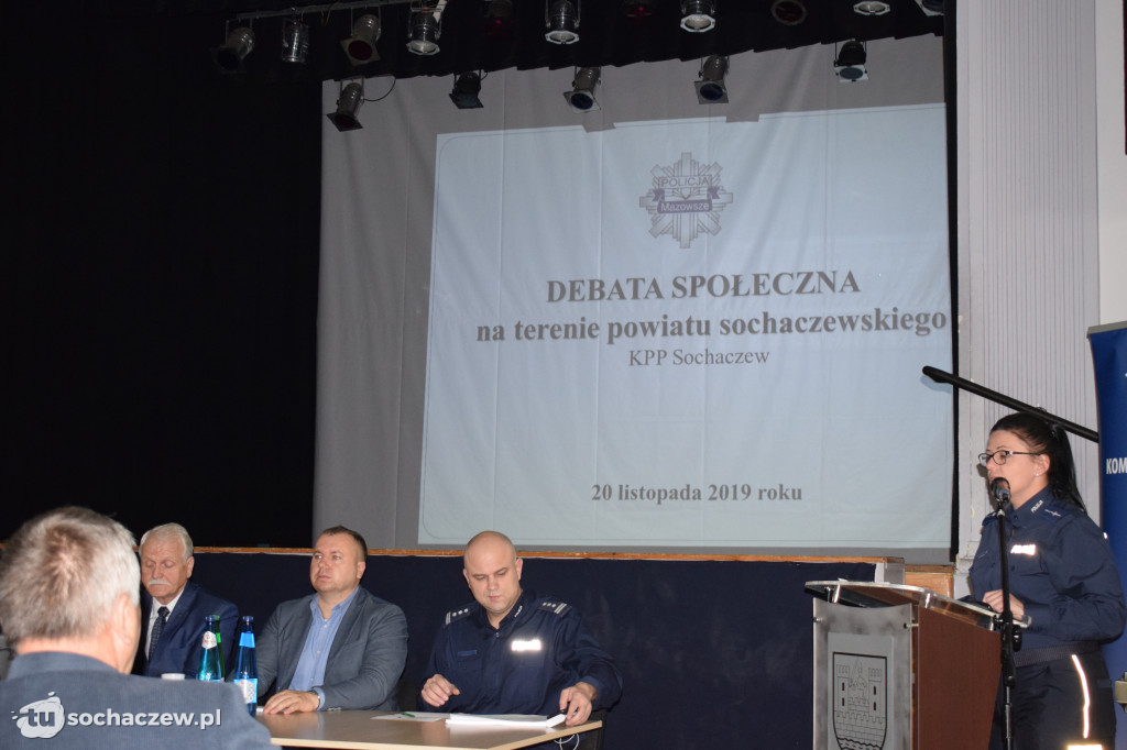 Debata o bezpiweczeństwie w Sochaczewie