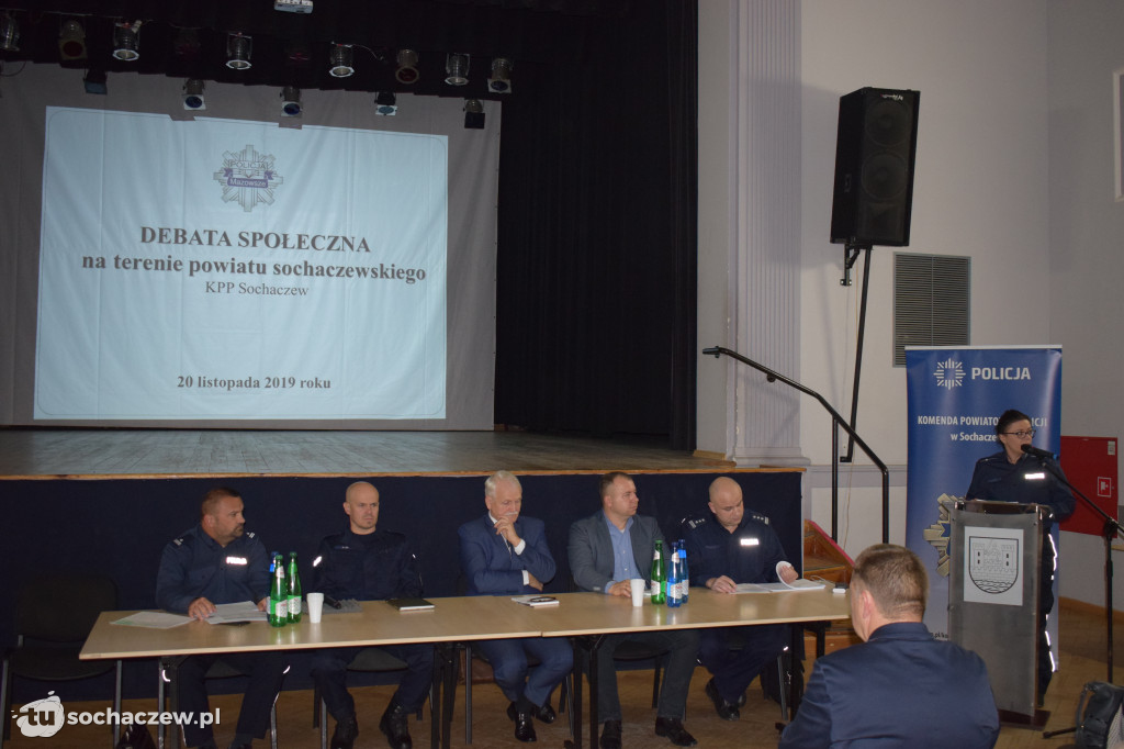 Debata o bezpiweczeństwie w Sochaczewie