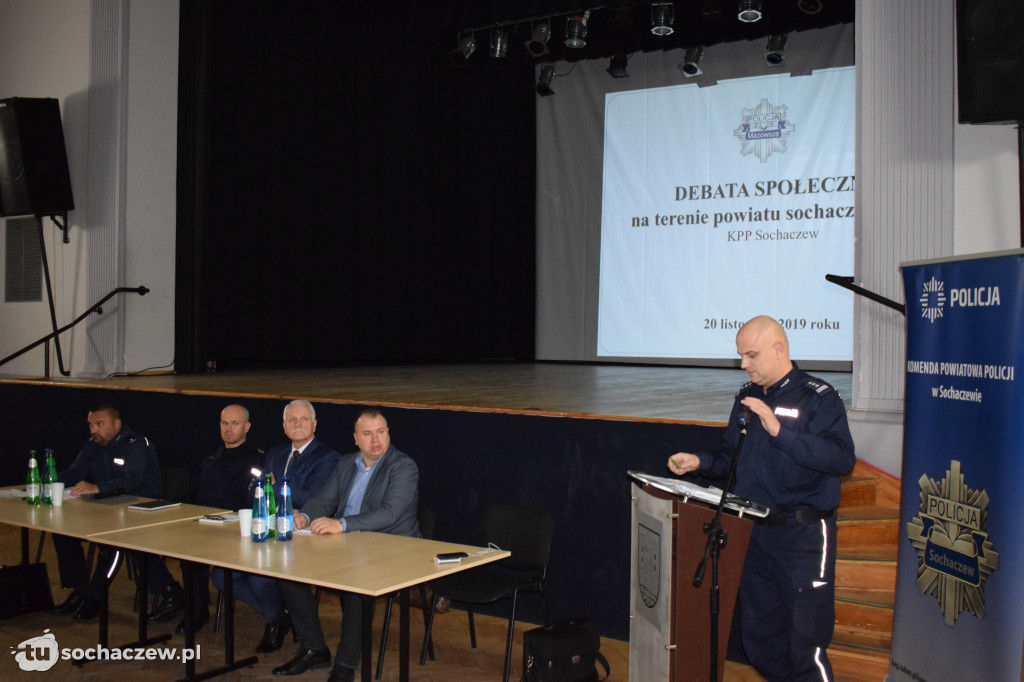Debata o bezpiweczeństwie w Sochaczewie