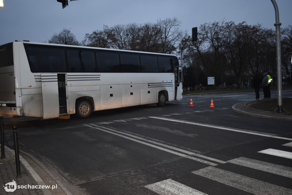 Wypadek w centrum Sochaczewa