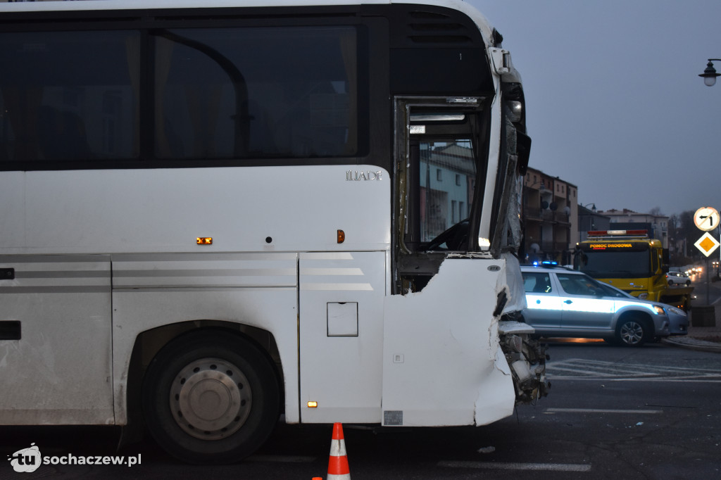 Wypadek w centrum Sochaczewa