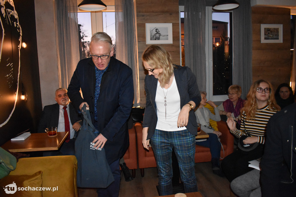 Olga Gitkiewicz i Mariusz Szczygieł w Sochaczewie