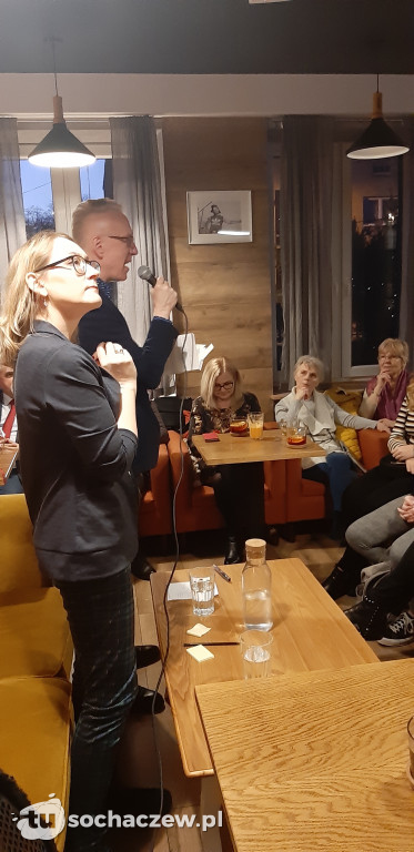 Olga Gitkiewicz i Mariusz Szczygieł w Sochaczewie