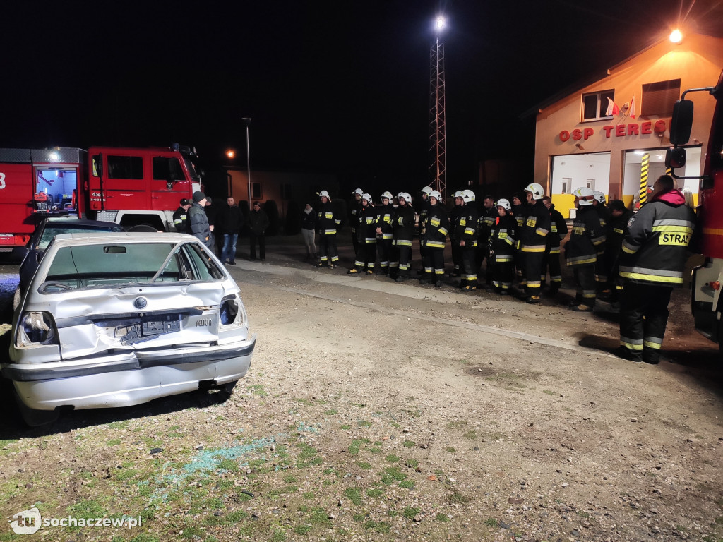 Wspólne ćwiczenia OSP z Teresina i Paprotni