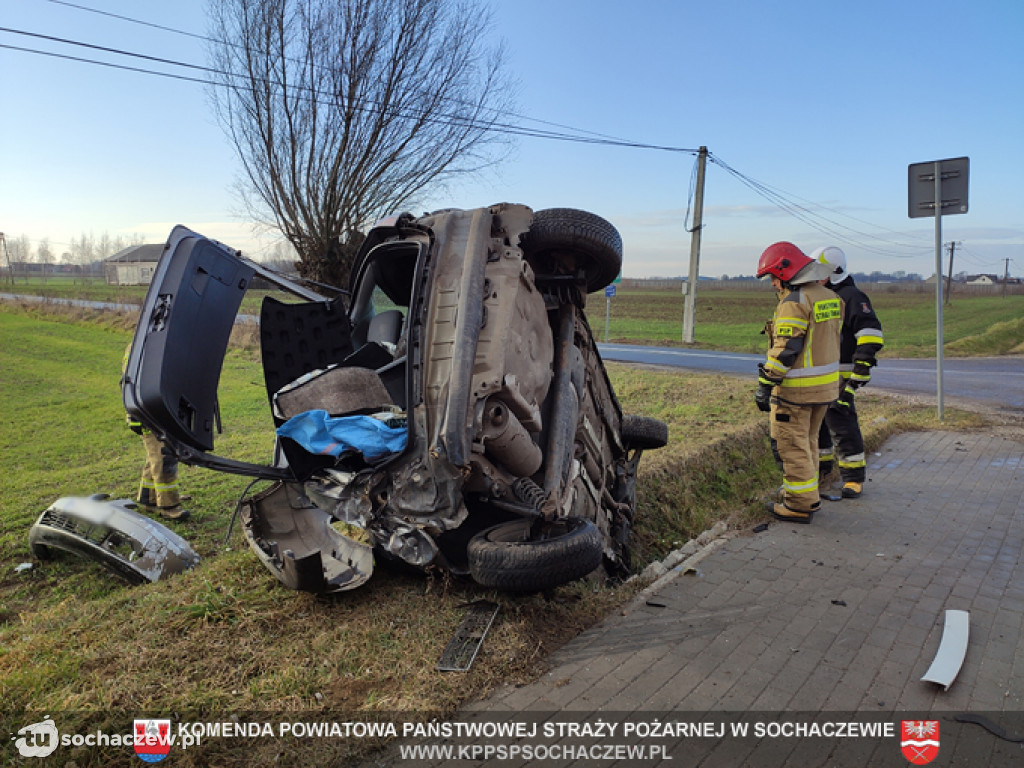 Zdarzenie drogowe w Giżyczkach
