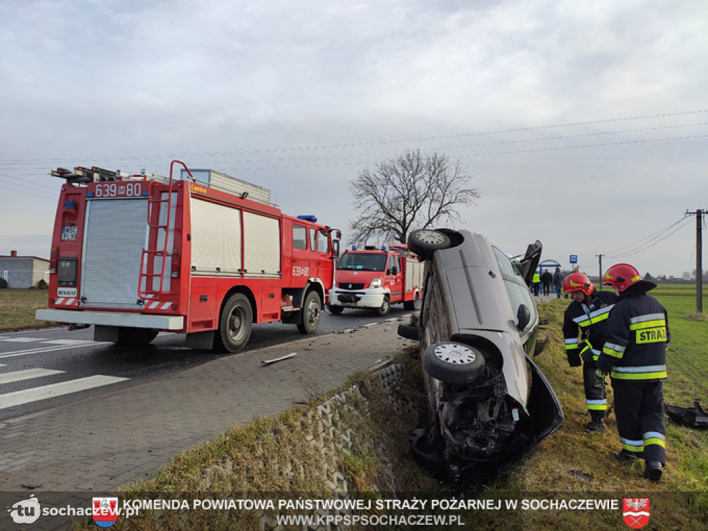 Zdarzenie drogowe w Giżyczkach