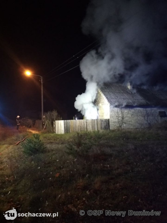 Śmiertelna ofiara pożaru w gminie Nowy Duninów